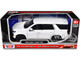 2025 Chevrolet Tahoe PPV White Custom Builder's Kit Law Enforcement and Public Service Series 1/24 Diecast Model Car Motormax 76816W