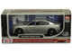 2023 Dodge Charger Pursuit Police Car Silver Metallic Custom Builder s Kit Law Enforcement and Public Service Series 1/24 Diecast Model Car Motormax 76996S