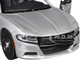2023 Dodge Charger Pursuit Police Car Silver Metallic Custom Builder s Kit Law Enforcement and Public Service Series 1/24 Diecast Model Car Motormax 76996S