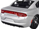 2023 Dodge Charger Pursuit Police Car Silver Metallic Custom Builder s Kit Law Enforcement and Public Service Series 1/24 Diecast Model Car Motormax 76996S