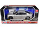 2023 Dodge Charger Pursuit Police Car Silver Metallic Custom Builder s Kit Law Enforcement and Public Service Series 1/24 Diecast Model Car Motormax 76996S