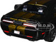 2018 Dodge Challenger SRT Hellcat Widebody Matt Black with Gold Stripes and Graphics Midnight Eclipse Series 1/24 Diecast Model Car Motormax 79201BK 2018 Dodge Challenger SRT Hellcat Widebody Matt Black with Gold Stripes and Graphics Midnight Eclipse Series 1/24 Diecast Model Car Motormax 79201BK