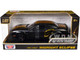 2018 Dodge Challenger SRT Hellcat Widebody Matt Black with Gold Stripes and Graphics Midnight Eclipse Series 1/24 Diecast Model Car Motormax 79201BK 2018 Dodge Challenger SRT Hellcat Widebody Matt Black with Gold Stripes and Graphics Midnight Eclipse Series 1/24 Diecast Model Car Motormax 79201BK