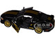 2018 Ford Mustang GT 5 0 Black with Gold Stripes and Graphics Midnight Eclipse Series 1/24 Diecast Model Car Motormax 79204 2018 Ford Mustang GT 5 0 Black with Gold Stripes and Graphics Midnight Eclipse Series 1/24 Diecast Model Car Motormax 79204