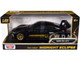 BMW M4 GT3 Matt Black with Gold Stripes Midnight Eclipse Series 1/24 Diecast Model Car Motormax 79206BK