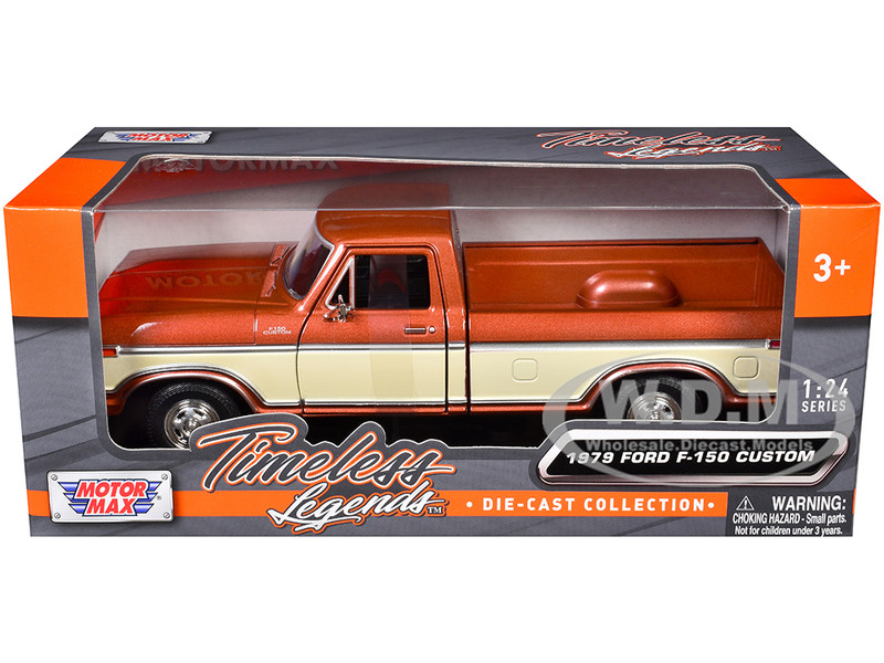 1979 Ford F-150 Custom Pickup Truck Brown Metallic and Cream