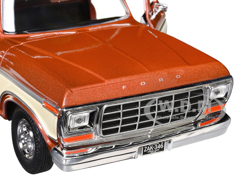 1979 Ford F-150 Custom Pickup Truck Brown Metallic and Cream