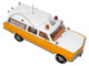 1969 Chevrolet C 10 Ambulance Rampart General Hospital White and Yellow 5 Alarm Series Limited Edition 1/50 Diecast Model Iconic Replicas 50-0549