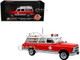 1969 Chevrolet C 10 Ambulance Baltimore City Fire Department White and Red 5 Alarm Series Limited Edition 1/50 Diecast Model Iconic Replicas 50-0550