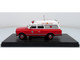 1969 Chevrolet C 10 Ambulance Los Angeles City Fire Department Red and White 5 Alarm Series Limited Edition 1/50 Diecast Model Iconic Replicas 50-0586