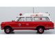 1969 Chevrolet C 10 Ambulance Los Angeles City Fire Department Red and White 5 Alarm Series Limited Edition 1/50 Diecast Model Iconic Replicas 50-0586