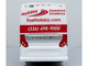 Prevost H3 45 Coach Bus Holiday Tours White with Red Graphics Limited Edition 1/64 Diecast Model Iconic Replicas 64-0616