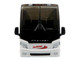 Prevost H3 45 Coach Bus Holiday Tours White with Red Graphics Limited Edition 1/64 Diecast Model Iconic Replicas 64-0616