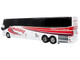 Prevost H3 45 Coach Bus Holiday Tours White with Red Graphics Limited Edition 1/64 Diecast Model Iconic Replicas 64-0616