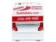 Prevost H3 45 Coach Bus Holiday Tours White with Red Graphics Limited Edition 1/64 Diecast Model Iconic Replicas 64-0616