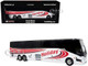 Prevost H3 45 Coach Bus Holiday Tours White with Red Graphics Limited Edition 1/64 Diecast Model Iconic Replicas 64-0616