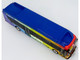 New Flyer Xcelsior XN40 Transit Bus DASH Pride Livery Blue with Rainbow Graphics The Bus & Motorcoach Collection Limited Edition 1/64 Diecast Model Iconic Replicas 87-0609