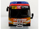 New Flyer Xcelsior XN40 Transit Bus DASH Pride Livery Blue with Rainbow Graphics The Bus & Motorcoach Collection Limited Edition 1/64 Diecast Model Iconic Replicas 87-0609