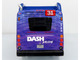 New Flyer Xcelsior XN40 Transit Bus DASH Pride Livery Blue with Rainbow Graphics The Bus & Motorcoach Collection Limited Edition 1/64 Diecast Model Iconic Replicas 87-0609