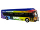New Flyer Xcelsior XN40 Transit Bus DASH Pride Livery Blue with Rainbow Graphics The Bus & Motorcoach Collection Limited Edition 1/64 Diecast Model Iconic Replicas 87-0609