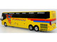 Prevost H3 45 Coach Bus Tornado Bus Company Yellow with Graphics Limited Edition 1/64 Diecast Model Iconic Replicas 87-0612