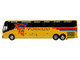 Prevost H3 45 Coach Bus Tornado Bus Company Yellow with Graphics Limited Edition 1/64 Diecast Model Iconic Replicas 87-0612