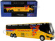 Prevost H3 45 Coach Bus Tornado Bus Company Yellow with Graphics Limited Edition 1/64 Diecast Model Iconic Replicas 87-0612
