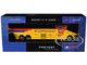 Prevost H3 45 Coach Bus Tornado Bus Company Yellow with Graphics Limited Edition 1/64 Diecast Model Iconic Replicas 87-0612