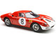 Ferrari 250 LM #8 John Surtees Lorenzo Bandini N A R T 2nd Place 12 Hours of Reims 1964 Limited Edition to 1500 pieces Worldwide 1/18 Diecast Model Car CMC M-262