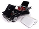 1957 Ford Thunderbird Black with White Top and Red Interior American Muscle Series 1/18 Diecast Model Car Auto World AMM1349