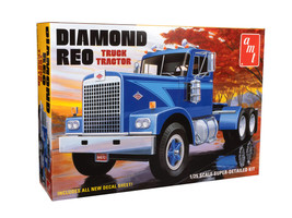 Skill 3 Model Kit Diamond Reo Truck Tractor 1/25 Scale Model AMT AMT1500