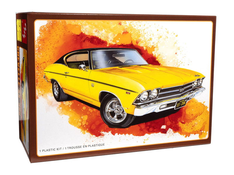 Skill 2 Model Kit 1969 Chevrolet Chevelle SS 396 1/25 Scale Model AMT AMT1519