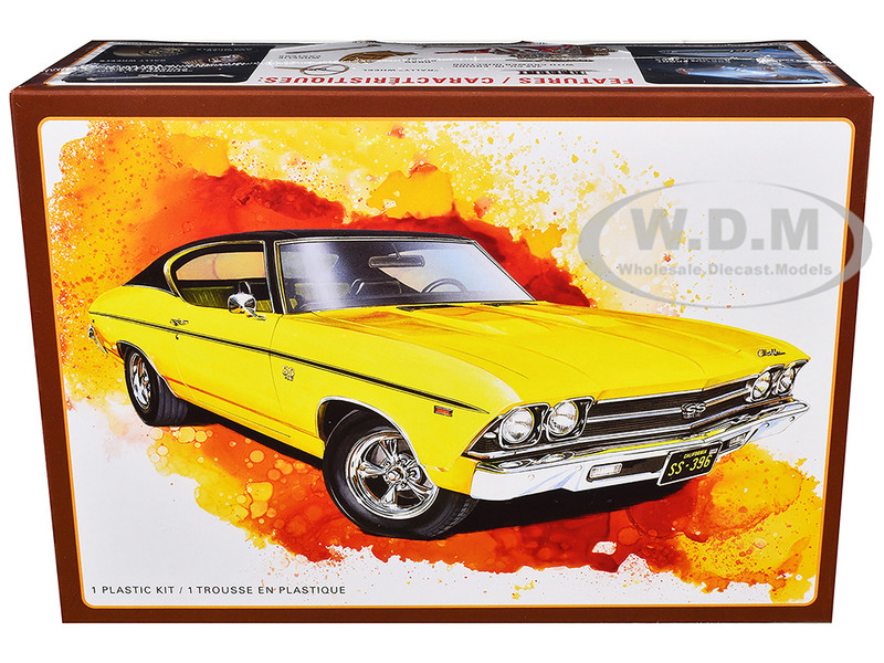 Skill 2 Model Kit 1969 Chevrolet Chevelle SS 396 1/25 Scale Model AMT AMT1519