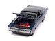 1970 Plymouth Sport Fury GT Jamaican Blue Metallic with Black Top Vintage Muscle Series 1/64 Diecast Model Car Auto World 64512-AWSP192B