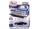 1965 Chevrolet Impala SS 396 Danube Blue Metallic with Blue Interior Vintage Muscle Series 1/64 Diecast Model Car Auto World 64512-AWSP193A