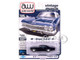 1965 Chevrolet Impala SS 396 Danube Blue Metallic with Blue Interior Vintage Muscle Series 1/64 Diecast Model Car Auto World 64512-AWSP193A