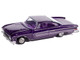 1961 Dodge Dart Phoenix Lowrider Purple Sky Metallic with Graphics and Purple Interior Vintage Muscle Series 1/64 Diecast Model Car Auto World 64512-AWSP195B 1961 Dodge Dart Phoenix Lowrider Purple Sky Metallic with Graphics and Purple Interior Vintage Muscle Series 1/64 Diecast Model Car Auto World 64512-AWSP195B