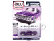 1961 Dodge Dart Phoenix Lowrider Purple Sky Metallic with Graphics and Purple Interior Vintage Muscle Series 1/64 Diecast Model Car Auto World 64512-AWSP195B 1961 Dodge Dart Phoenix Lowrider Purple Sky Metallic with Graphics and Purple Interior Vintage Muscle Series 1/64 Diecast Model Car Auto World 64512-AWSP195B