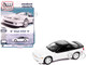 1991 Eagle Talon TSi Bright White with Black Top Modern Muscle Series 1/64 Diecast Model Car Auto World 64512-AWSP196A 1991 Eagle Talon TSi Bright White with Black Top Modern Muscle Series 1/64 Diecast Model Car Auto World 64512-AWSP196A