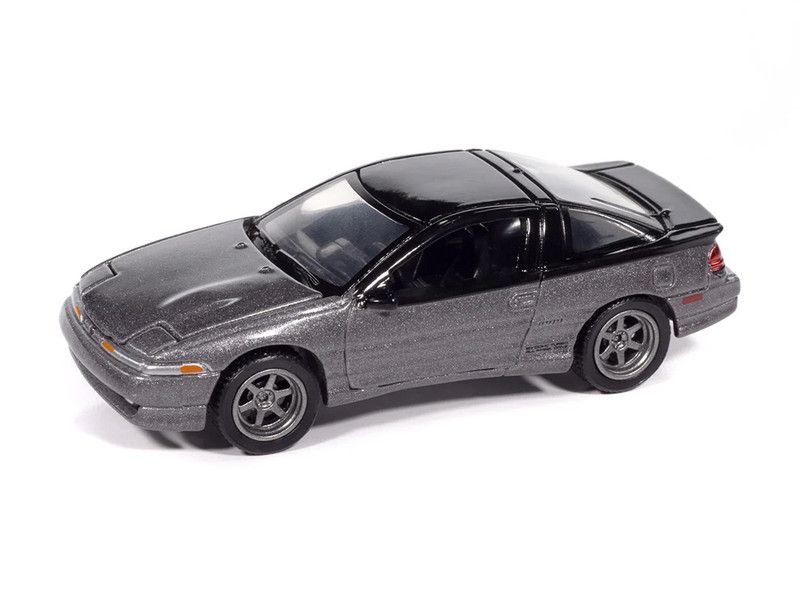 1991 Eagle Talon TSi Medium Quartz Metallic with Black Top Modern Muscle Series 1/64 Diecast Model Car Auto World 64512-AWSP196B