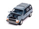 1987 Plymouth Voyager Van Ice Blue Metallic and Twilight Blue Metallic 2 Tone with Blue Interior Mighty Minivans Series 1/64 Diecast Model Car Auto World 64512-AWSP197A