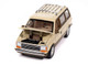 1987 Plymouth Voyager Van Light Cream and Golden Bronze Metallic 2 Tone Mighty Minivans Series 1/64 Diecast Model Car Auto World 64512-AWSP197B