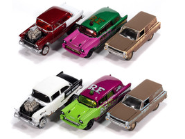 Street Freaks 2025 Release 2 of 6 Cars 1/64 Diecast Model Cars Johnny Lightning JLSF031