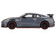 2024 Nissan GT R Nismo R35 Stealth Gray with Carbon Hood and Top Limited Edition 1/64 Diecast Model Car Mini GT MGT00868