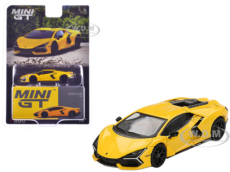 Lamborghini Revuelto Giallo Yellow Limited Edition 1/64 Diecast Model Car Mini GT MGT00886