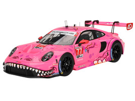 Porsche 911 GT3 R #77 Julien Andlauer Laurin Heinrich AO Racing Roxy IMSA SportsCar Weekend Road America 2024 1/18 Model Car Top Speed TS0617