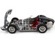 Maserati Tipo 60 61 Birdcage Dark Blue Cut Off Model Limited Edition to 200 pieces Worldwide with Showcase and Baseplate 1/18 Diecast Model Car CMC M-290