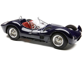 Maserati Tipo 60 61 Birdcage Dark Blue Cut Off Model Limited Edition to 200 pieces Worldwide with Showcase and Baseplate 1/18 Diecast Model Car CMC M-290