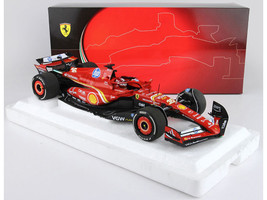 Ferrari SF 24 #16 Charles Leclerc Winner Formula One F1 Monaco GP 2024 Limited Edition 1/18 Diecast Model Car BBR BBR241816C