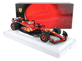 Ferrari SF 24 #16 Charles Leclerc Winner Formula One F1 Monaco GP 2024 Limited Edition 1/18 Diecast Model Car BBR BBR241816C